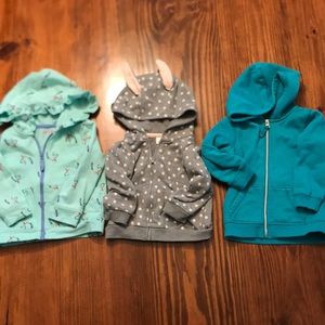 3 Piece Zip Up Lot / Bundle